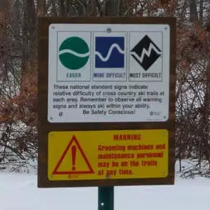xc ski signs