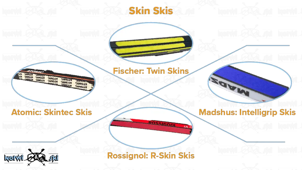Skin skis