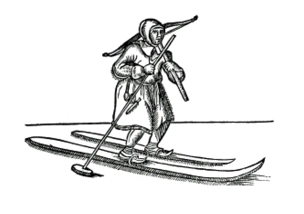 Cross-Country Skiing History: Sami Skier