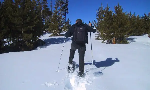 snowshoeing health exercise