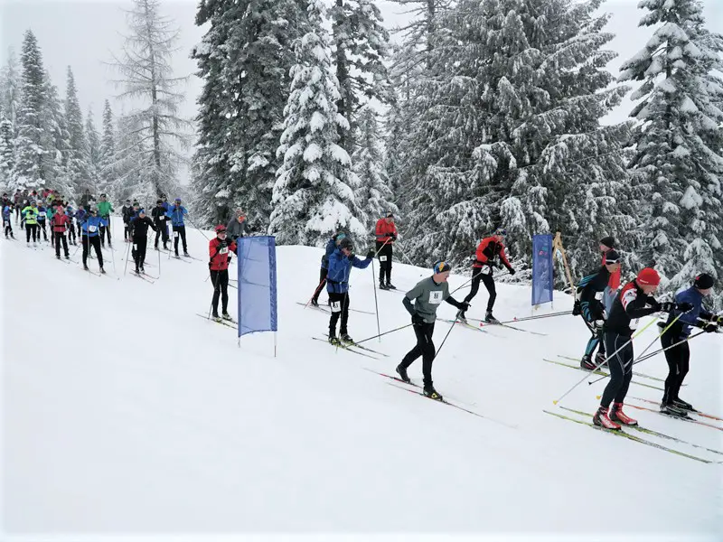 Cross Country Skiing Loppet at Mt Spokane Nordic Center in 2020